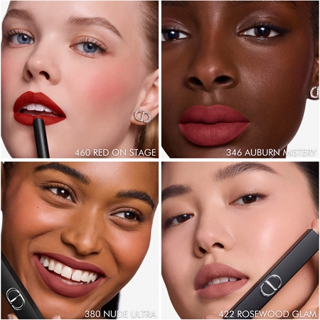 DIOR Rouge Dior On Stage Langanhaltender Lippenstift – 24 Stunden ohne Abfärben – mattes Finish