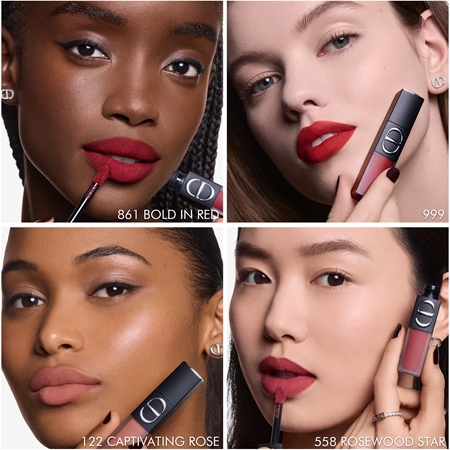 DIOR Rouge Dior On Stage Ink Blur Matte Nicht abfärbender Liquid-Lippenstift – Weichzeichnendes, mattes Finish