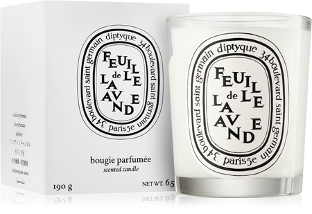 Diptyque Feuille de Lavande aromatizēta svece