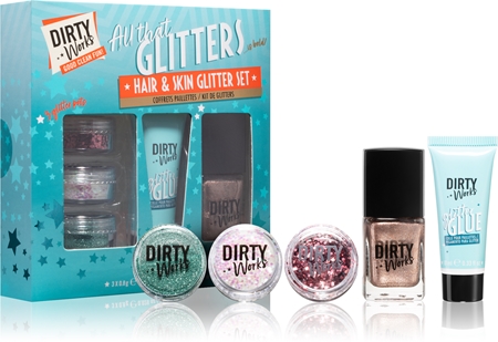 Dirty Works All That Glitters Cosmetic Set (for Nails)