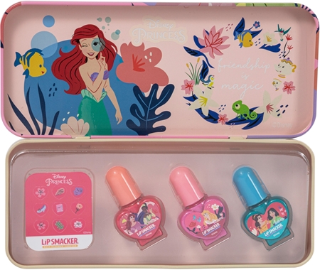 Disney Princess Ariel Dreams Gleam Nail Polish Tin kit de vernis à ongles pour enfant