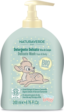 Disney Naturaverde Baby Delicate Wash sapone delicato per viso e corpo