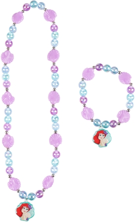 Disney The Little Mermaid Necklace and Bracelets ensemble pour enfant