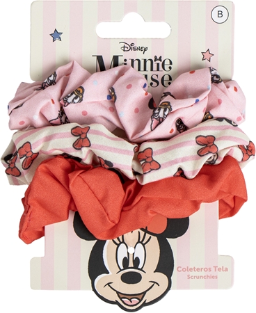 Disney Minnie Scrunchies gomas para cabello para niños