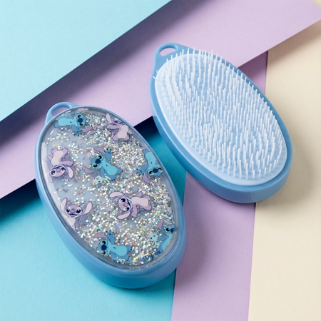 Disney Stitch Detangler Hair Brush Haarbürste mit Glitzerteilchen