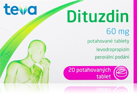 Dituzdin Dituzdin 60 mg obalené tablety na suchý dráždivý kašel