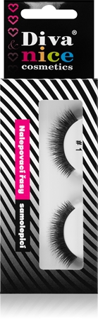 Diva & Nice Cosmetics Accessories Lashes ciglia finte in capelli naturali