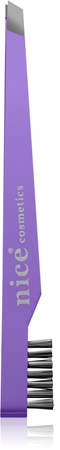 Diva & Nice Cosmetics Accessories Slant Tweezer with brush