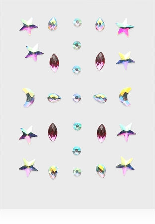 Diva & Nice Cosmetics Face Stones stickers for the face