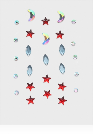 Diva & Nice Cosmetics Face Stones stickers for the face