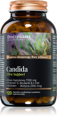 Doctor Life Candida Ultra Support kapsułki przy diecie przeciwgrzybiczej