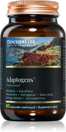 Doctor Life Adaptogens Professional kapsułki dla złagodzenia stresu i komfortu psychicznego