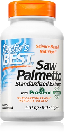 Doctor's Best Saw Palmetto kapsułki miękkie do wspomagania zdrowia dróg moczowych