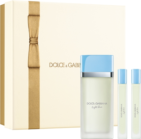 Dolce&Gabbana Light Blue EDT Trio Gift Set NEW dárková sada pro ženy