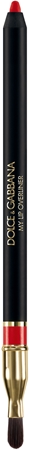 Dolce&Gabbana My Lip Overliner svinčnik za ustnice s čopičem