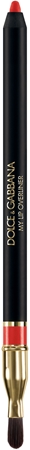 Dolce&Gabbana My Lip Overliner huulikynä mukana sivellin