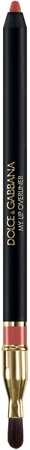 Dolce&Gabbana My Lip Overliner huulikynä mukana sivellin