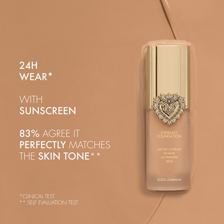 Dolce&Gabbana Flawless Everlast Foundation fond de teint ultra couvrant effet longue tenue SPF 20