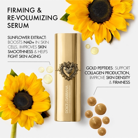 Dolce&Gabbana Ever-Youth Gold Peptides Serum verjüngendes Anti-Aging Serum zur Festigung der Haut
