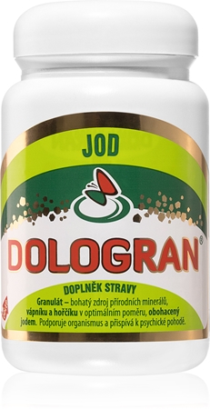 Dologran Jod prášek pro správnou funkci štítné žlázy