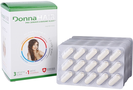 DonnaHAIR FORTE kapsle pro zdravé a krásné vlasy