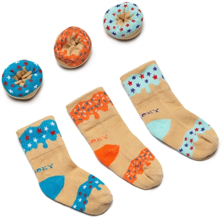 Dooky Gift Donuts sokken voor baby’s