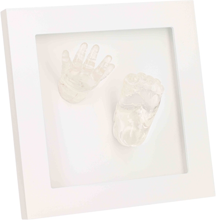 Dooky Crystal Memories DeLuxe 3D Frame Handprint & Footprint sada na otisk miminka