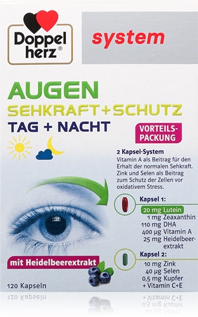 Doppelherz system Augen Sehkraft+Schutz Kapseln zur Förderung der Augen
