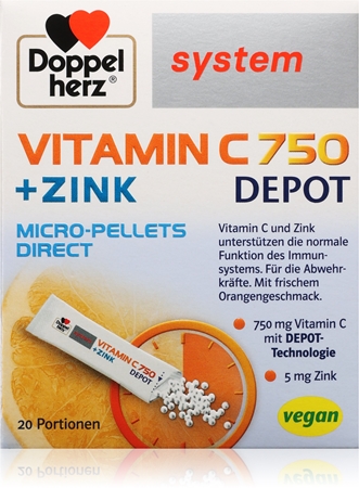 Doppelherz system Vitamin C Säckchen zur Unterstützung des Immunsystems