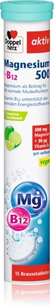 Doppelherz Magnesium 500 + B12 Brausetabletten trägt zur normalen Funktion des Nervensystems bei