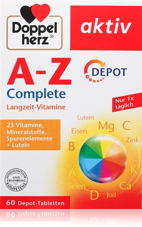 Doppelherz Aktiv A-Z Complete Tabletten zur Förderung der physischen und mentalen Gesundheit