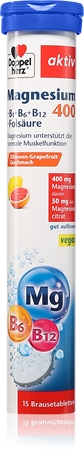 Doppelherz Aktiv Magnesium 400 Brausetabletten trägt zur normalen Funktion des Nervensystems bei