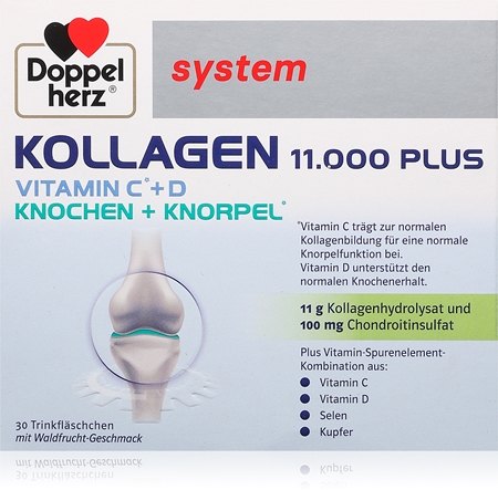 Doppelherz system kollagen 11.000 Plus Ampulle Nahrungsergänzungsmittel für Ihr Wohlbefinden