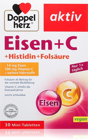 Doppelherz Aktiv Eisen+C Tabletten zur Unterstützung des Immunsystems