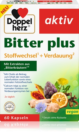 Doppelherz Bitter Plus Kapseln zur Verdauungsförderung