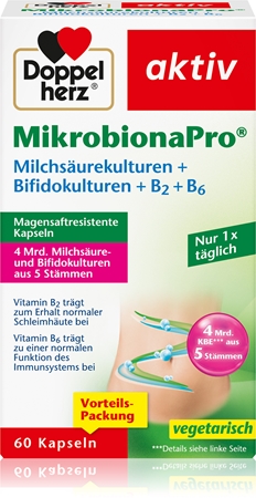 Doppelherz Aktiv MikrobionaPro® Kapseln zur Verdauungsförderung