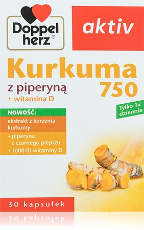 Doppelherz active Kurkuma 750 mg capsules immunity booster