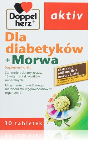 Doppelherz active Dla Diabetyków+Morwa tabletki do wspomagania odchudzania