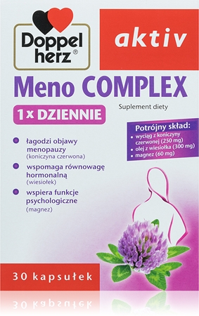 Doppelherz Active Meno COMPLEX kapsułki do zapewnienia komfortu podczas menopauzy
