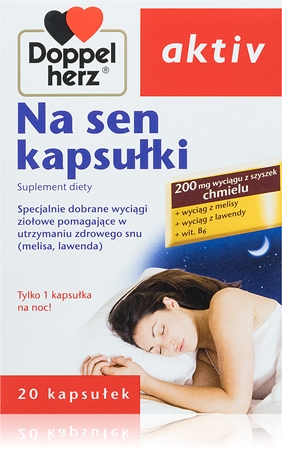 Doppelherz active Na sen kapsułki na poprawę snu i regeneracji