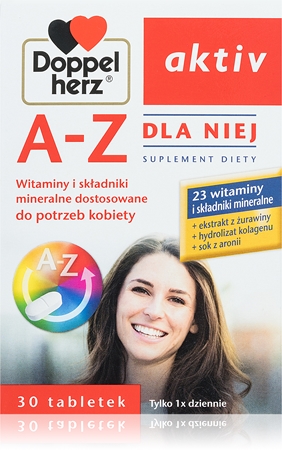 Doppelherz Active A-Z Dla Niej tabletki z kompleksem multiwitaminowym