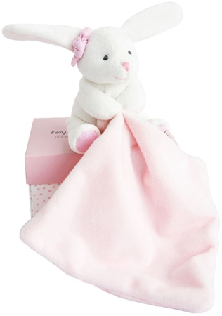 Doudou Gift Set Pink Rabbit dárková sada pro děti od narození