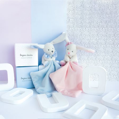 Doudou Gift Set Pink Rabbit lahjasetti syntymästä lähtien