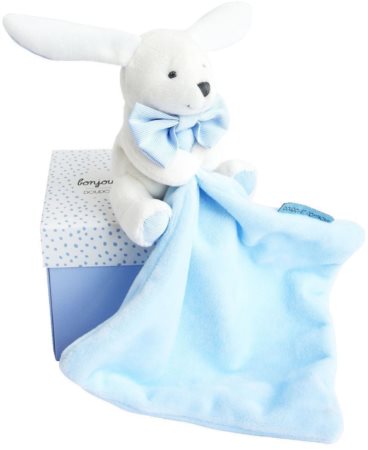 Doudou Gift Set Blue Rabbit set cadou pentru nou-nascuti si copii