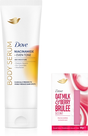 Dove Even Tone Niacinamide ensemble corps