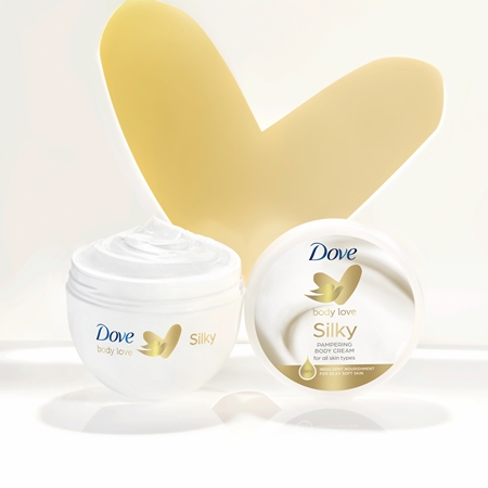 Dove Silk vyživující tělový krém