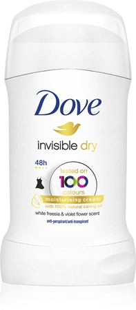 Dove Invisible Dry Antiperspirant anti-transpirant solide anti-traces blanches 48h
