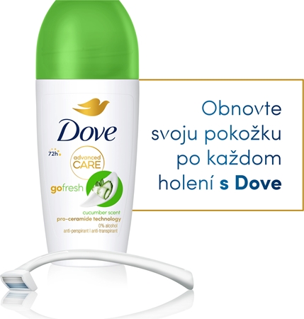Dove Advanced Care Go Fresh Cucumber & Green Tea antiperspirant roll-on