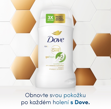 Dove Advanced Care Go Fresh tuhý antiperspirant pro ženy