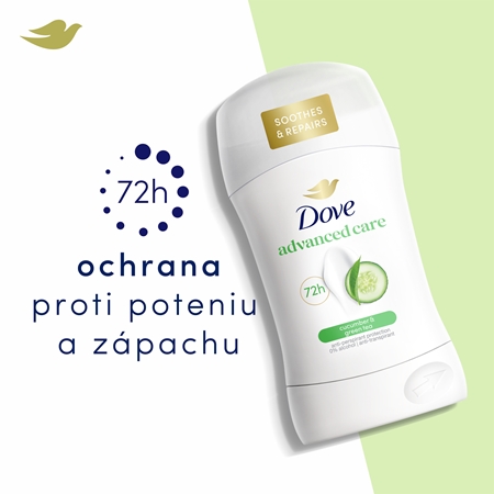 Dove Advanced Care Cucumber & Green Tea tuhý antiperspitant